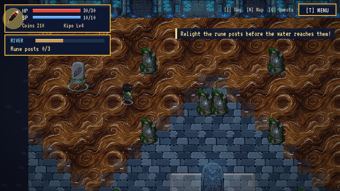 Flooded chamber